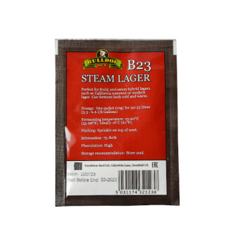 Пивные дрожжи Bulldog steam lager B23 (10 грамм)