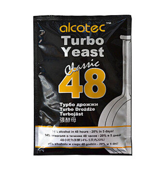 Спиртовые дрожжи Alcotec 48 Turbo Classic