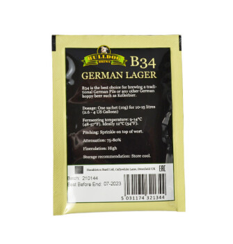 Пивные дрожжи Bulldog german lager B34 (10 грамм)